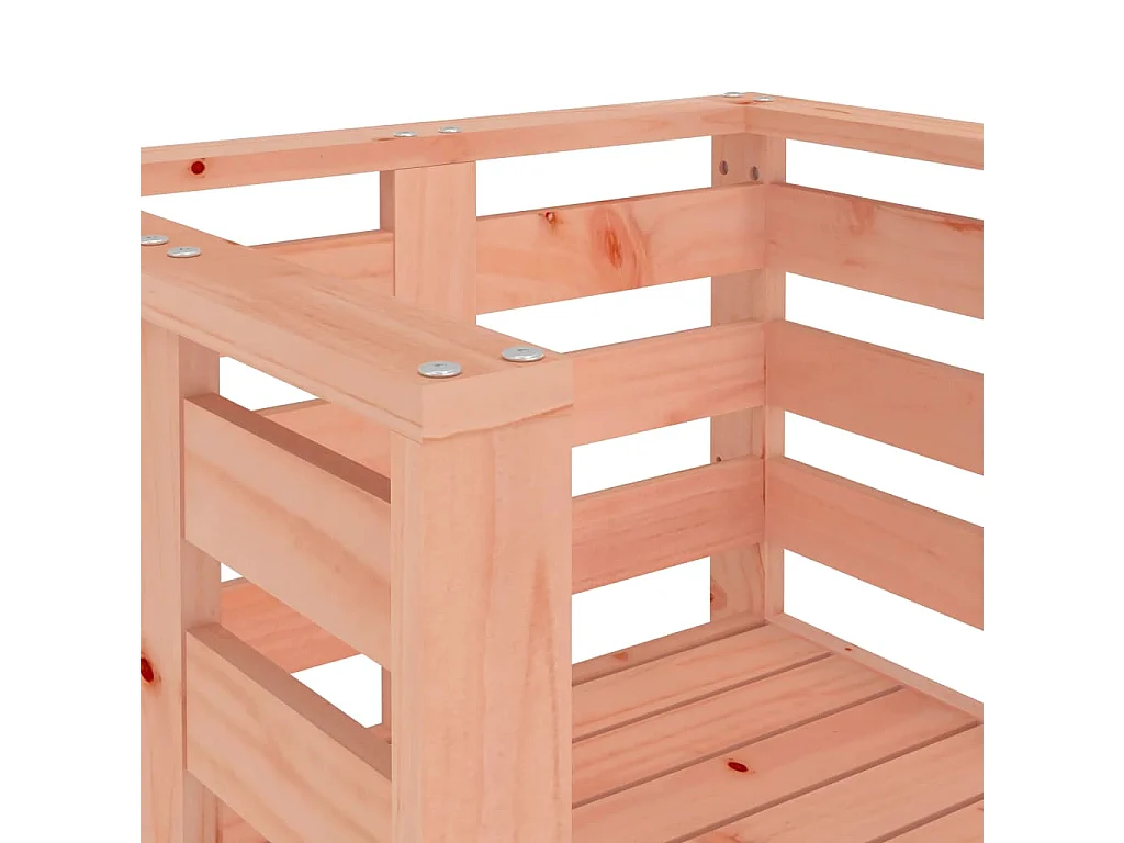 Chaises de jardin lot de 2 61,5x53x71 cm bois massif de douglas