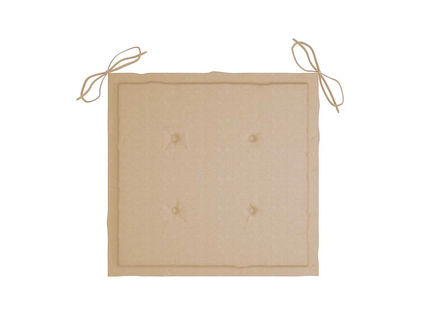 Chaises de jardin lot de 6 avec coussins Bois d'acacia solide