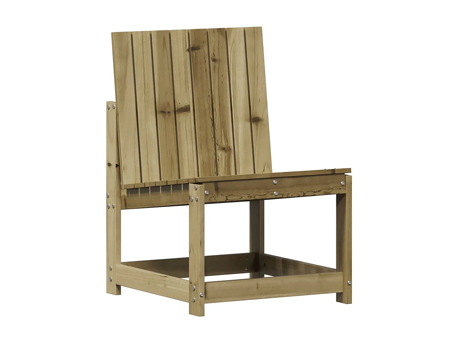 Set di mobili da giardino da 3 pezzi in legno di pino impregnato