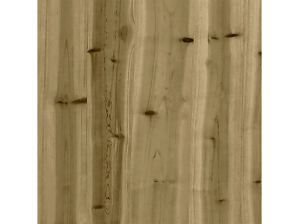 Set di mobili da giardino da 3 pezzi in legno di pino impregnato