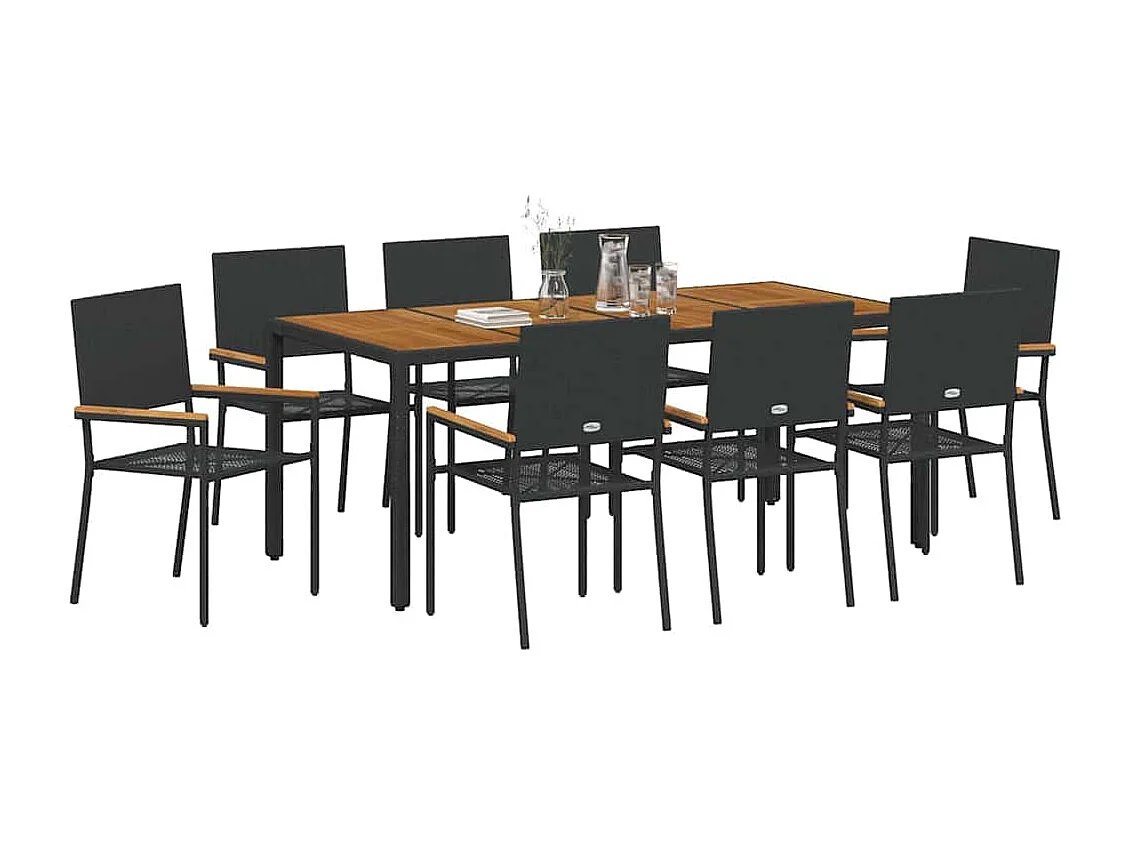 stuks Zwart, Marron 190 x 90 x 75 cm