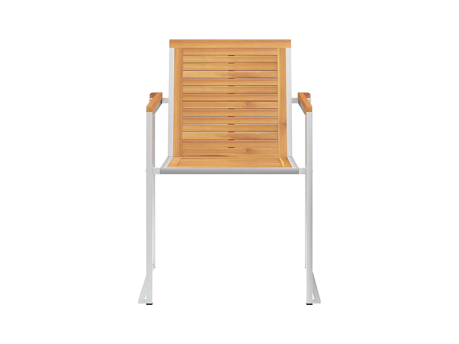 Chaises de jardin lot de 4 avec coussins Bois de teck massif