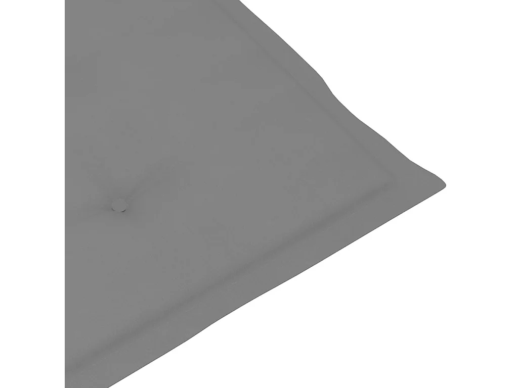 Chaises inclinables de jardin et coussins lot de 8 Teck solide