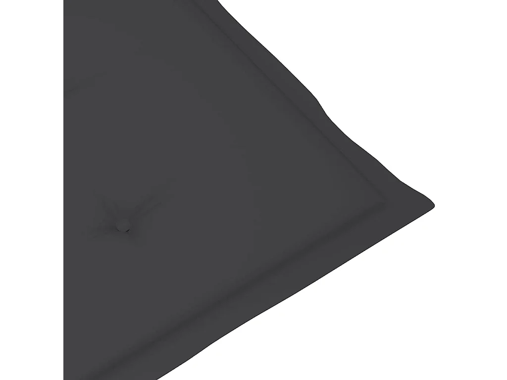 Chaises inclinables de jardin et coussins lot de 8 Teck solide