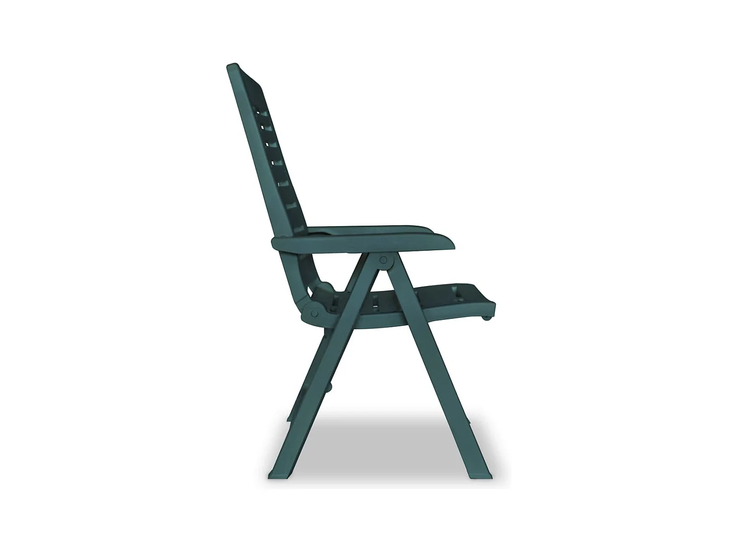 Tuinstoelen Set van 6 Groene Plastic