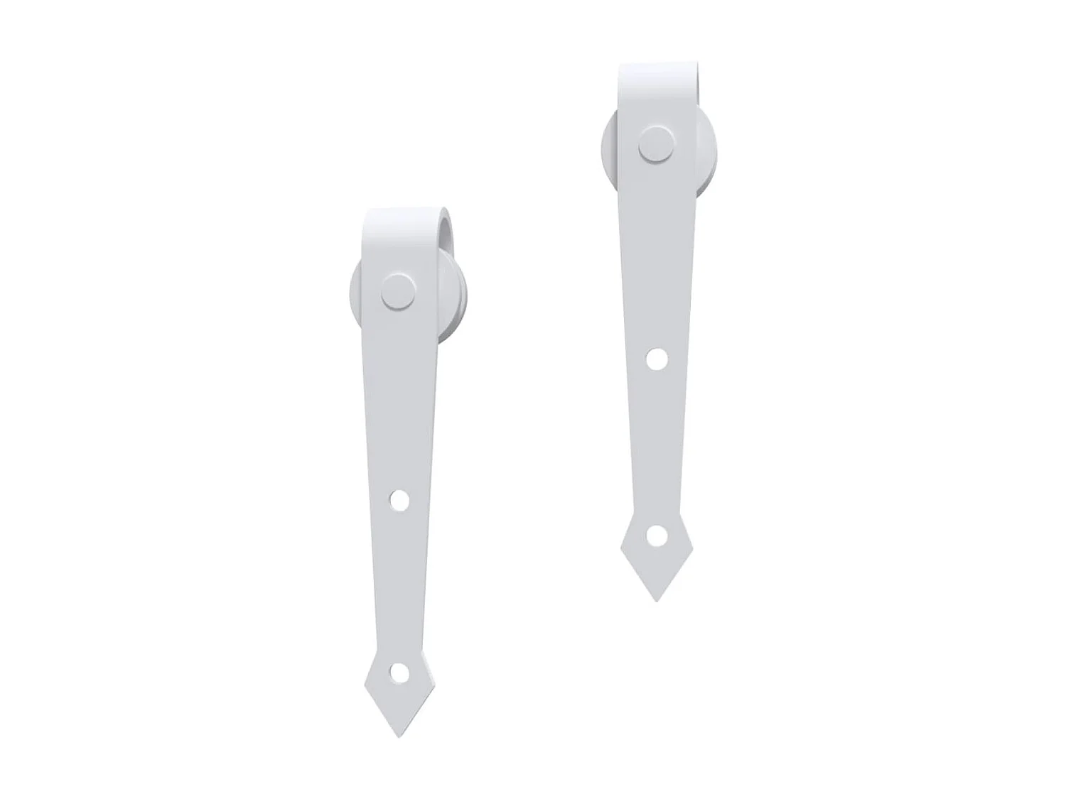 Porte coulissante et kit de quincaillerie 95x210 cm pin massif