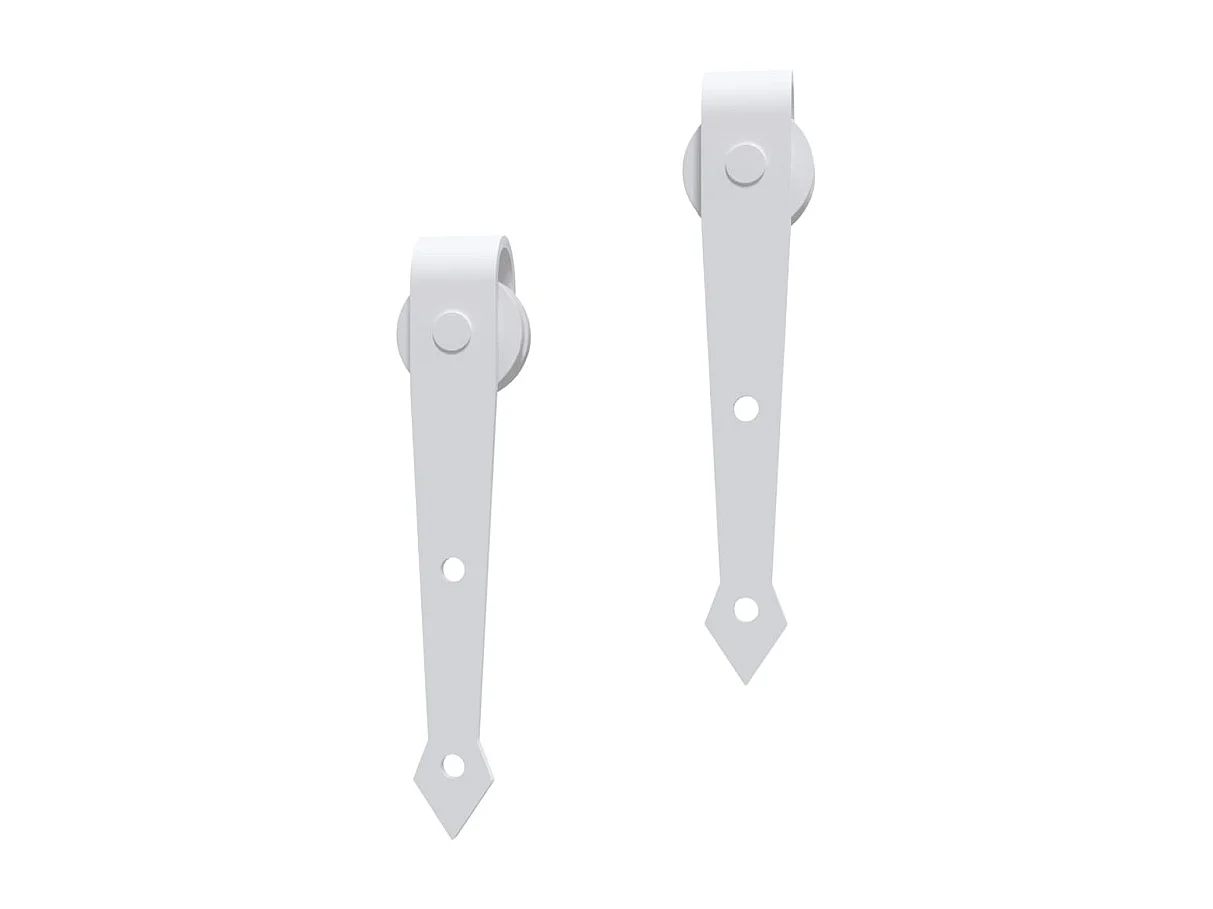 Porte coulissante et kit de quincaillerie 85x210 cm pin massif