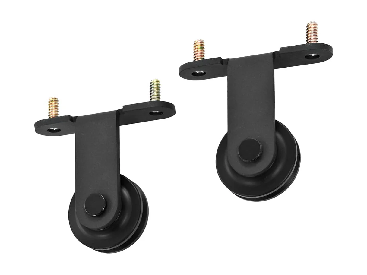 Schiebetür und Beschlag ESG Glas/Aluminium 76x205cm