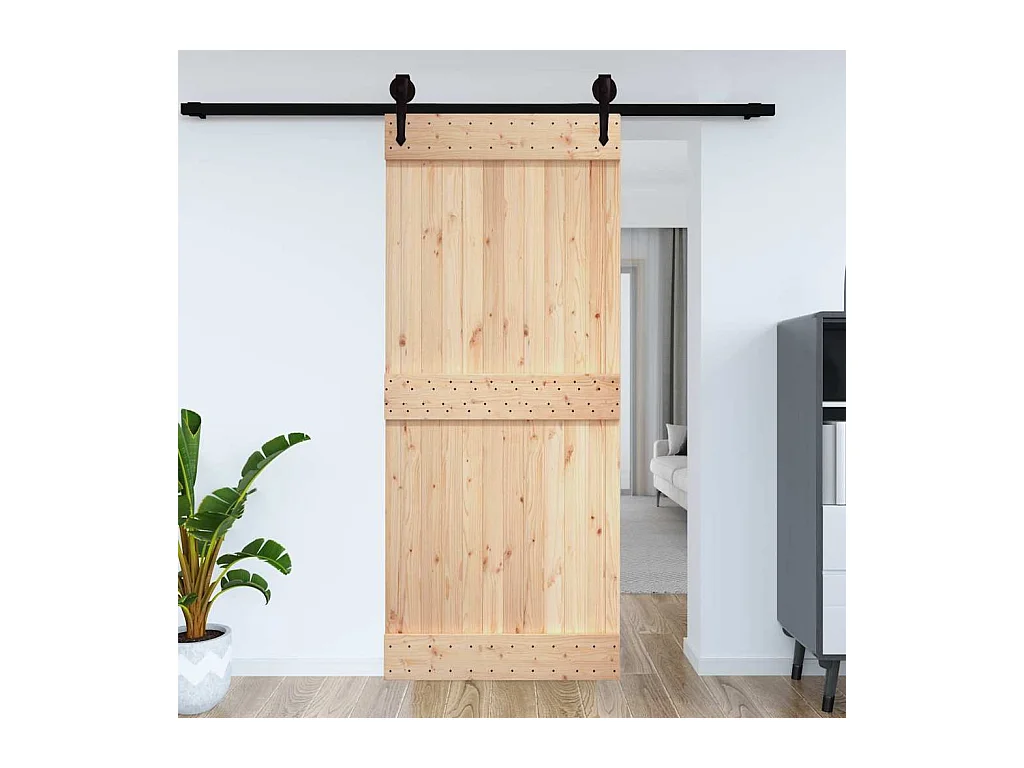 Porte NARVIK 70x210 cm bois massif de pin
