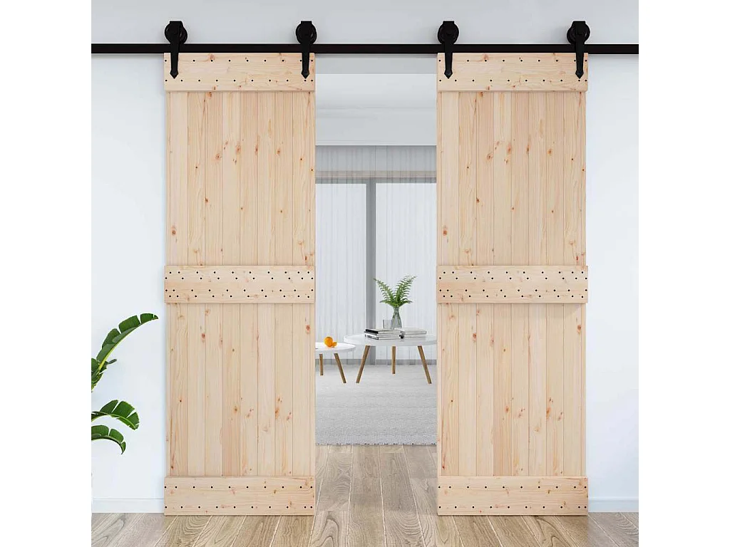 Porte NARVIK 70x210 cm bois massif de pin