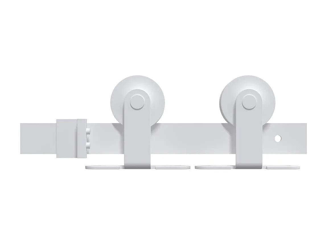 Kit porta scorrevole e ferramenta 90x210 cm in pino massello