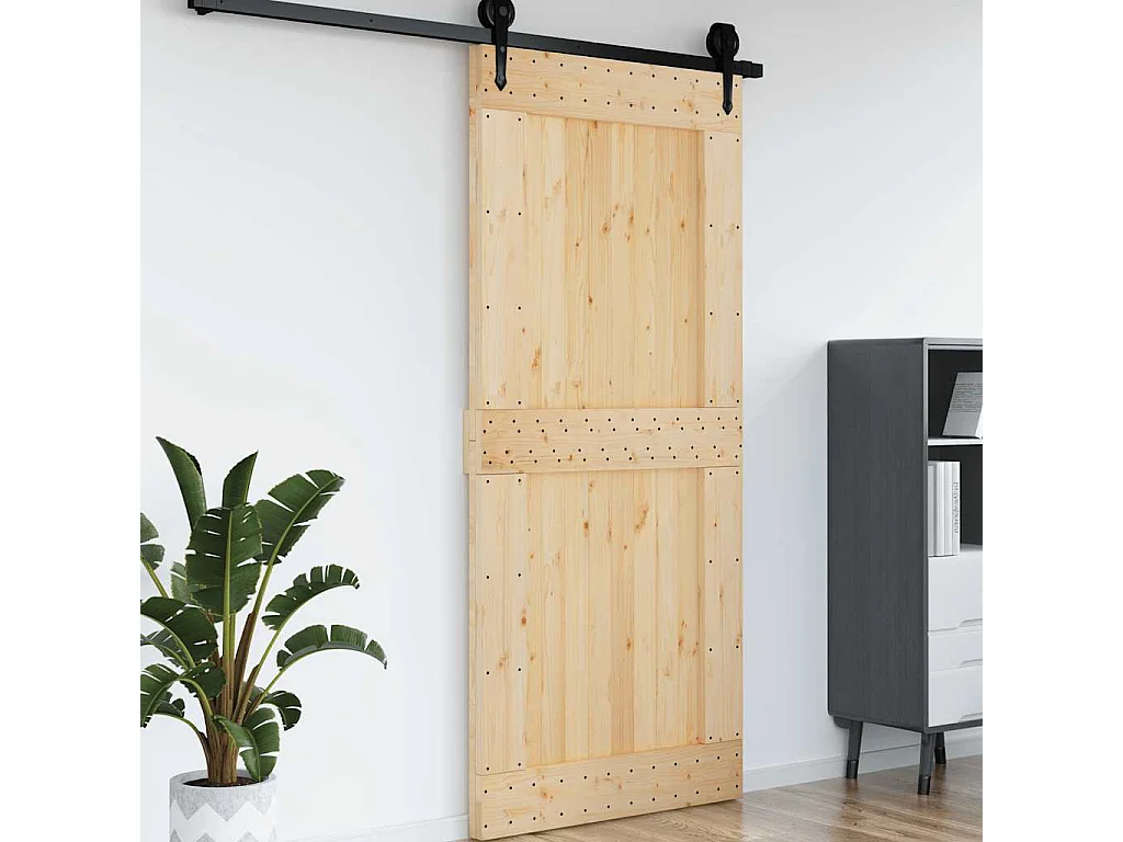 Porte NARVIK 100x210 cm bois massif de pin