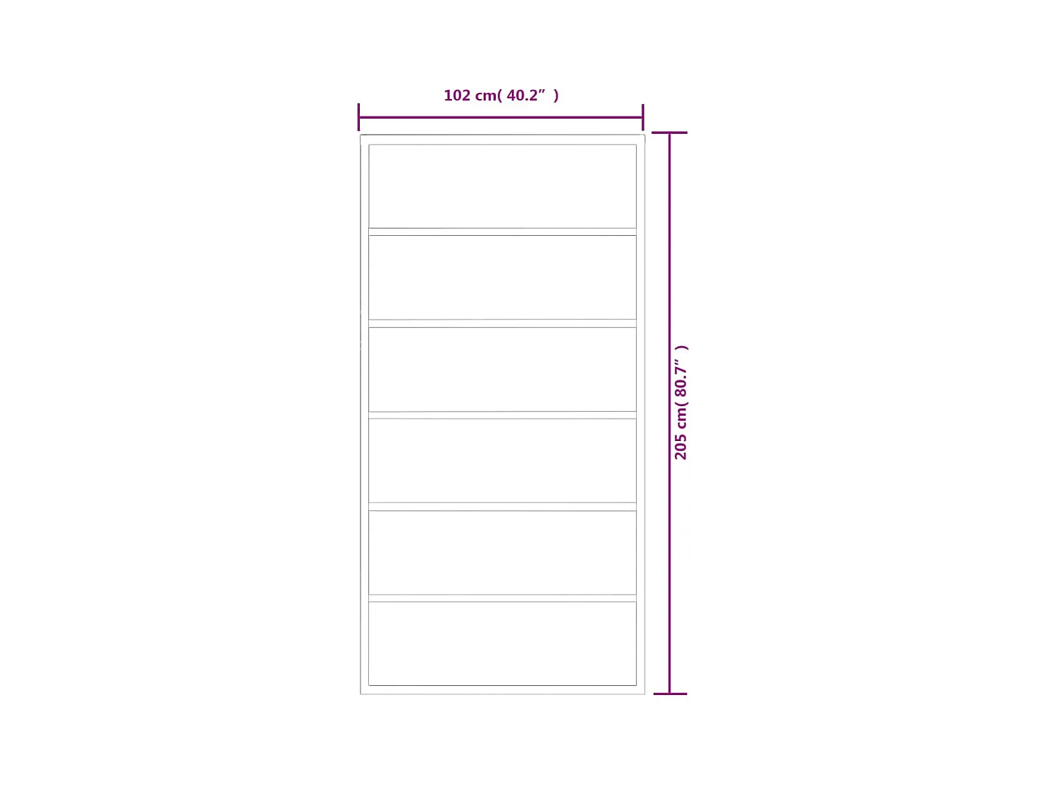 Puerta corredera y herrajes Cristal y Aluminio 102x205cm