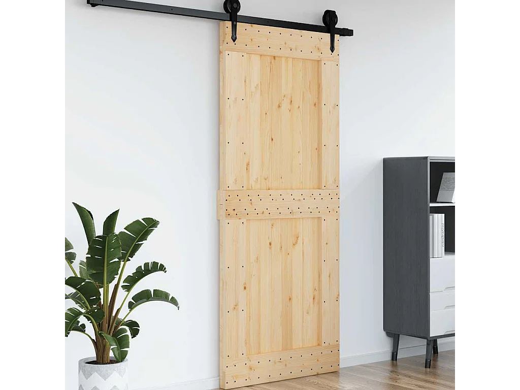 Porte NARVIK 95x210 cm bois massif de pin