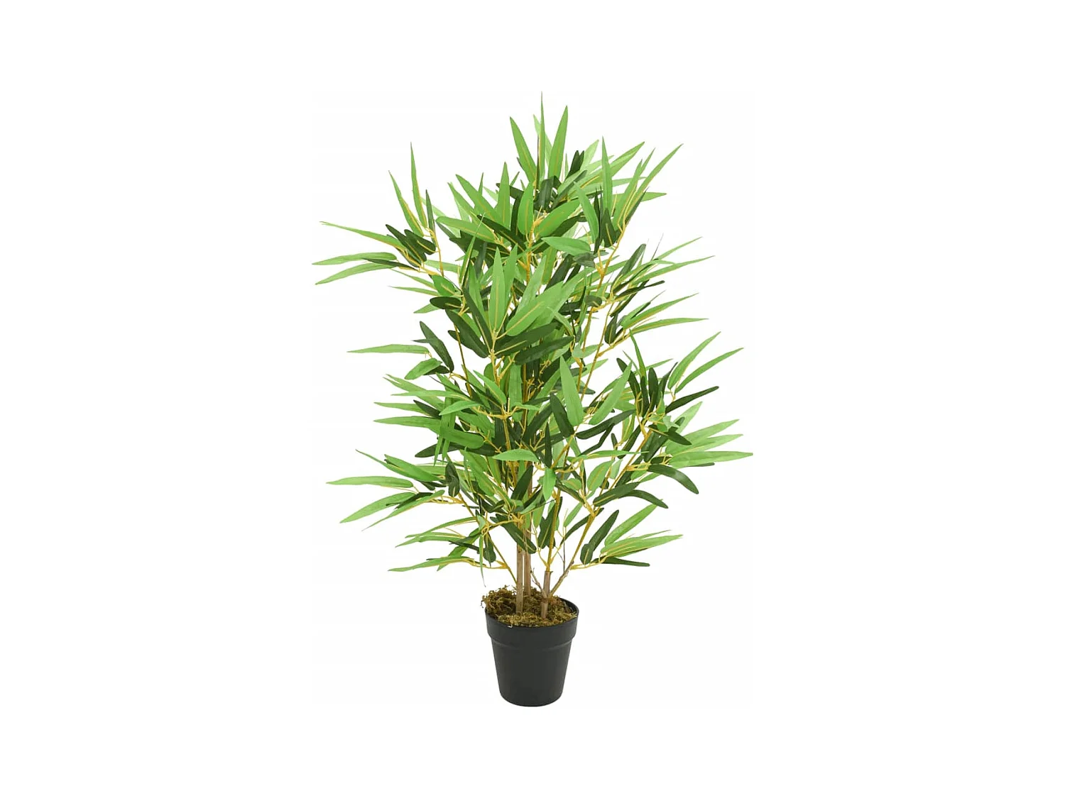 Künstlicher Bambus 368 Blätter 80 cm grün