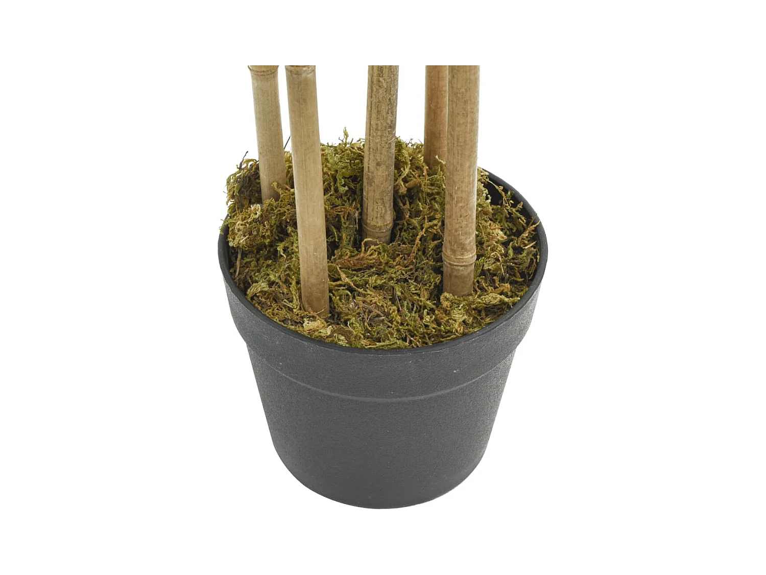 Bambù artificiale 730 foglie 120 cm verde