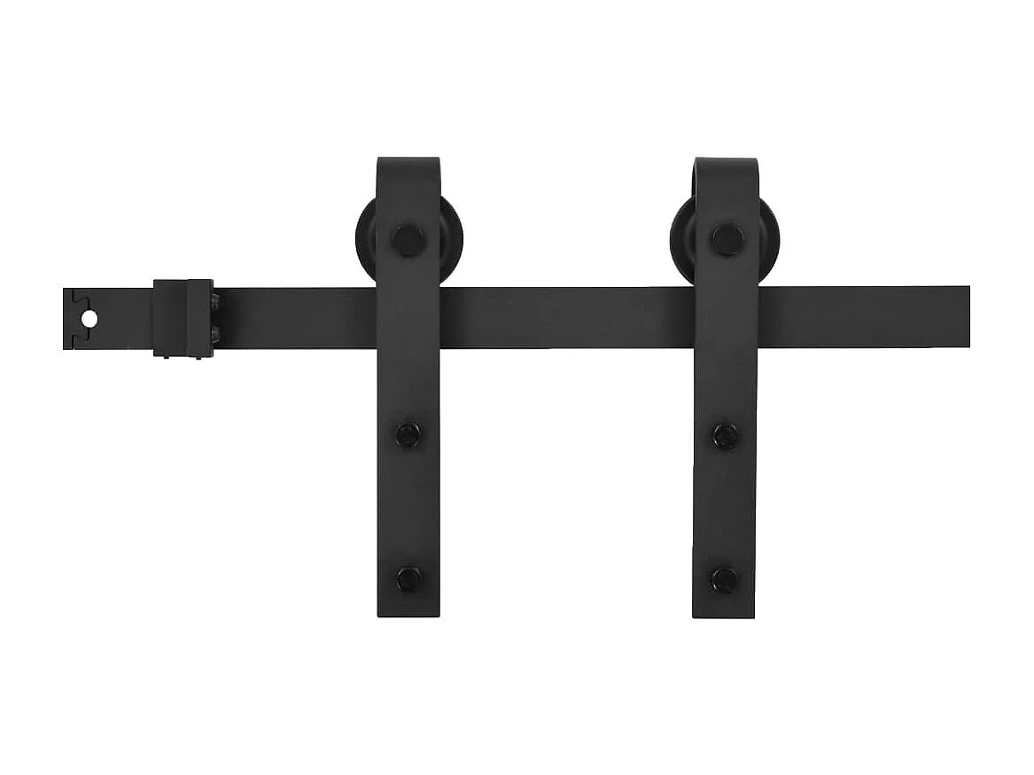 Kit puerta corredera y herrajes 70x210 cm pino macizo