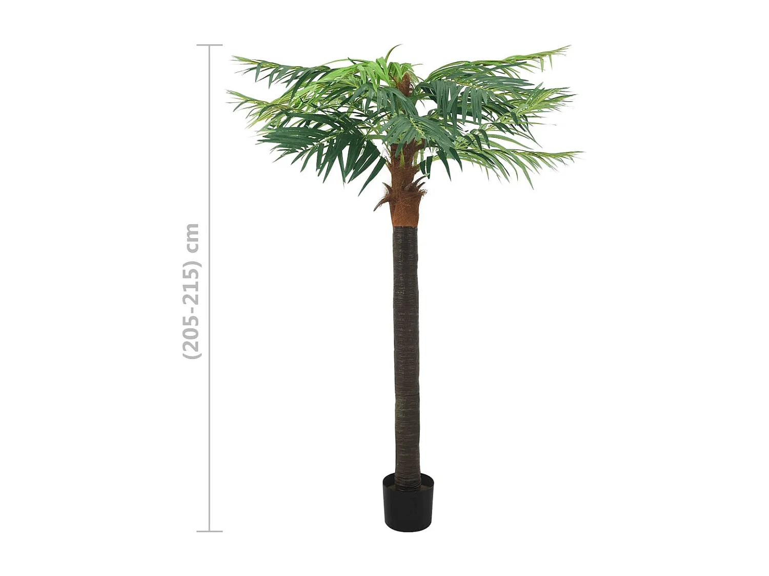 Palmier Phoenix artificiel avec pot 215 cm Vert