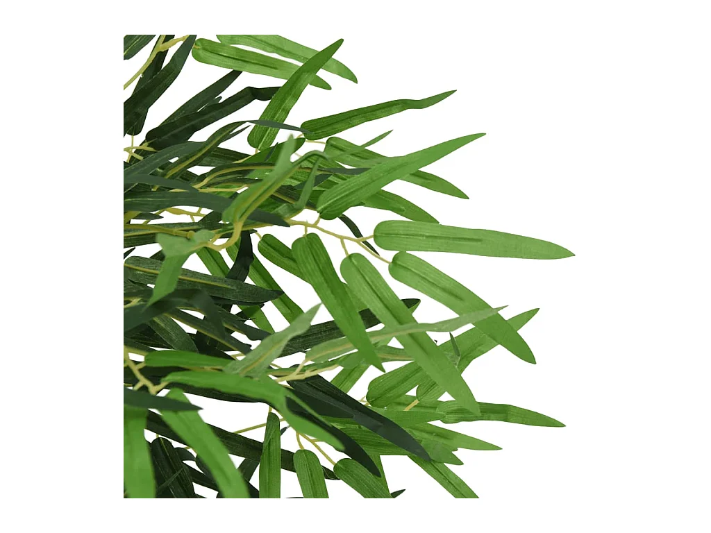 Bambù artificiale 730 foglie 120 cm verde