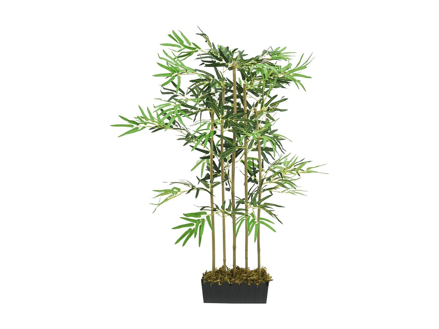 Kunstbamboe 730 bladeren 120 cm groen