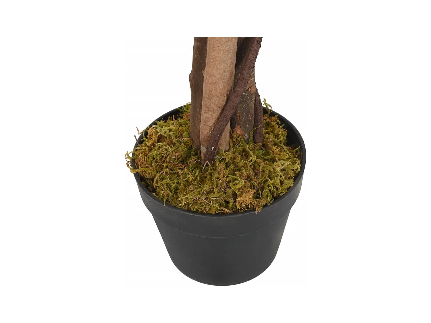 Glicine artificiale 840 foglie 120 cm verde e bianco