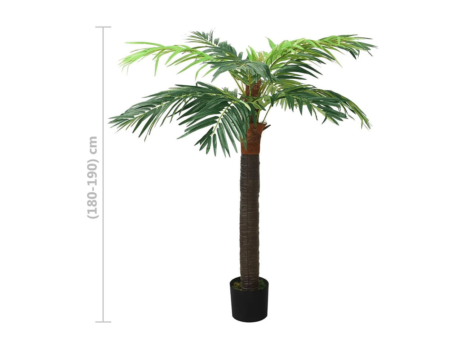 Palmier Phoenix artificiel avec pot 190 cm Vert