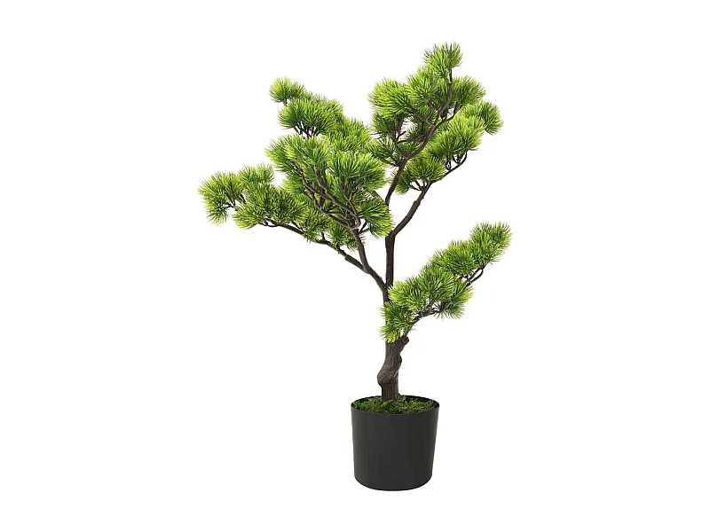 Bonsái de pino artificial con maceta 60 cm verde
