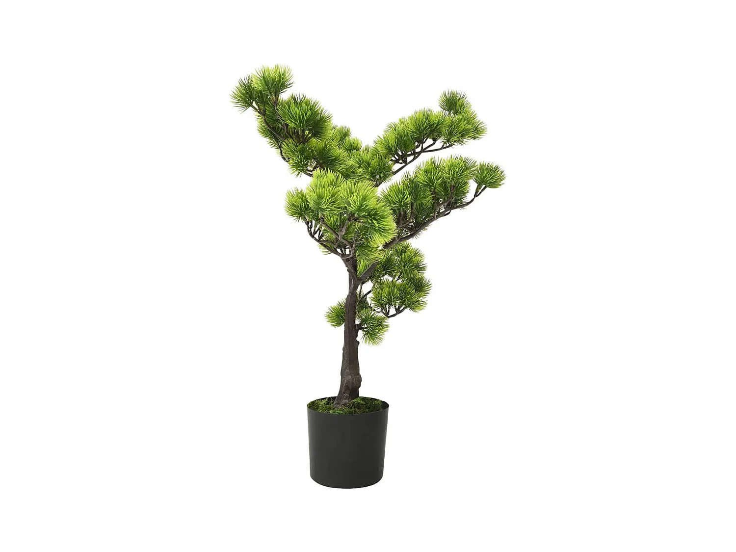 Bonsaï de pin artificiel avec pot 60 cm Vert