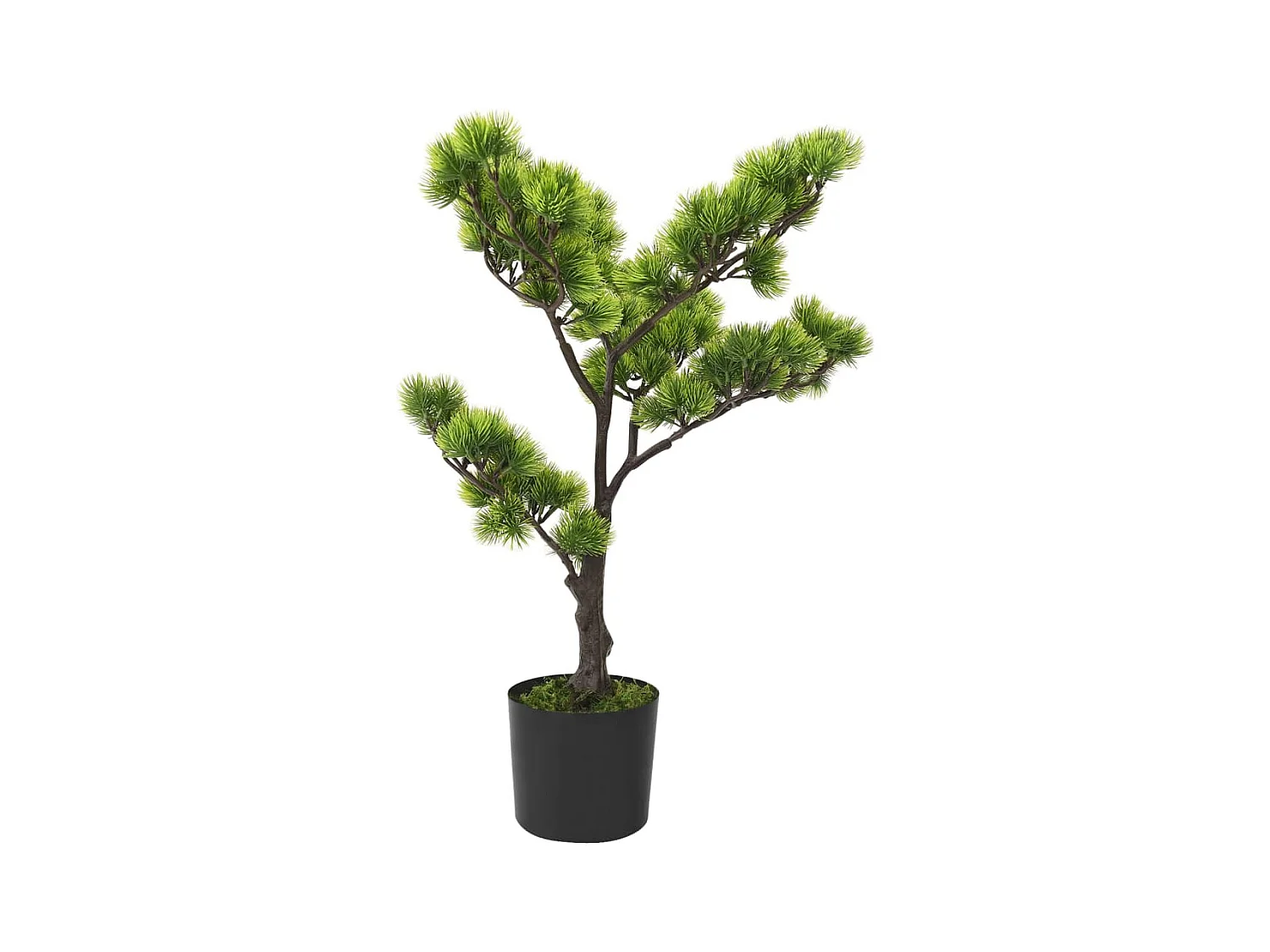 Bonsaï de pin artificiel avec pot 60 cm Vert