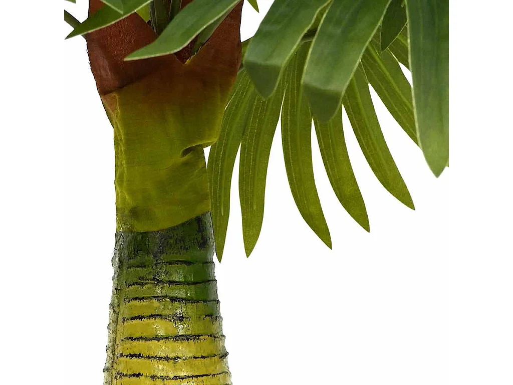 Palmier artificiel 9 feuilles 65 cm vert