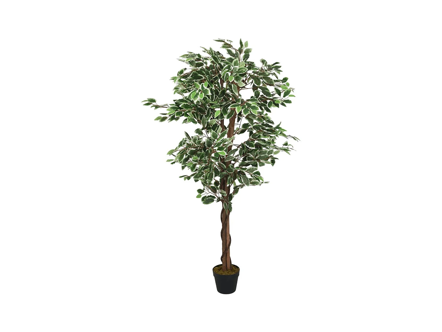 Ficus artificiale 756 foglie 150 cm verde
