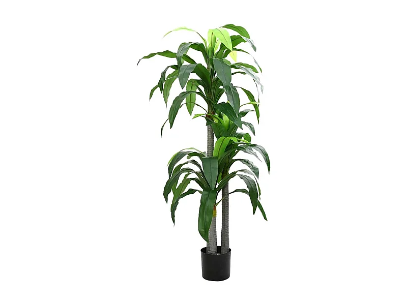 Albero artificiale di dracena 36 foglie 180 cm verde