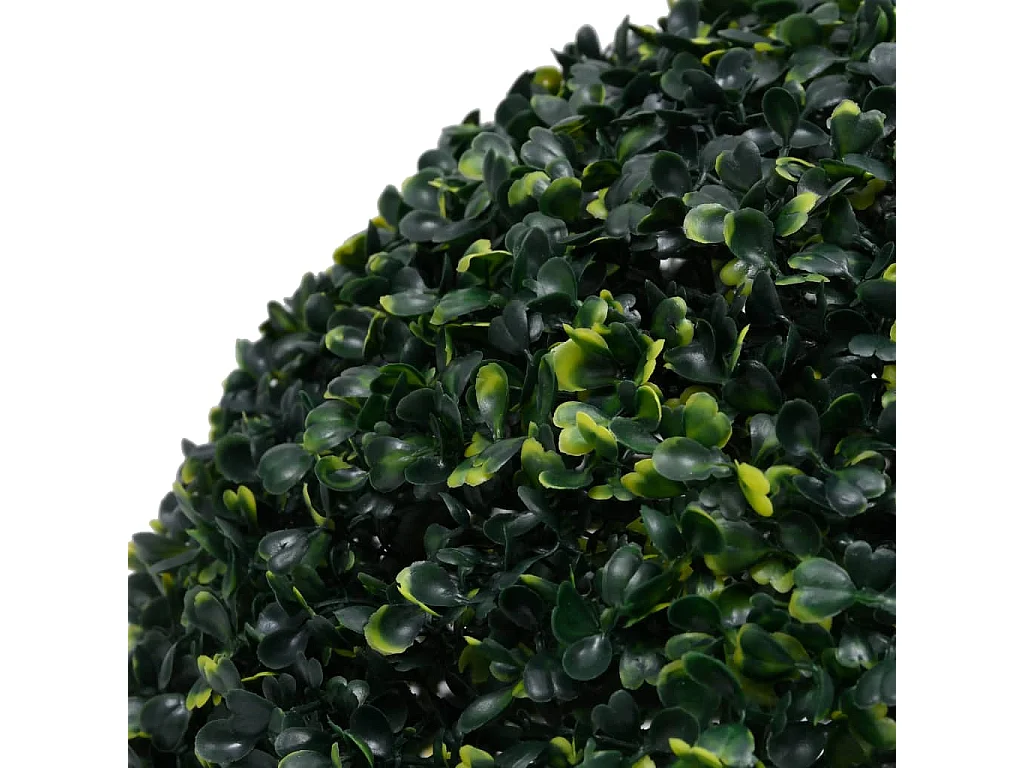 Palline di bosso artificiali 2 pezzi 52 cm