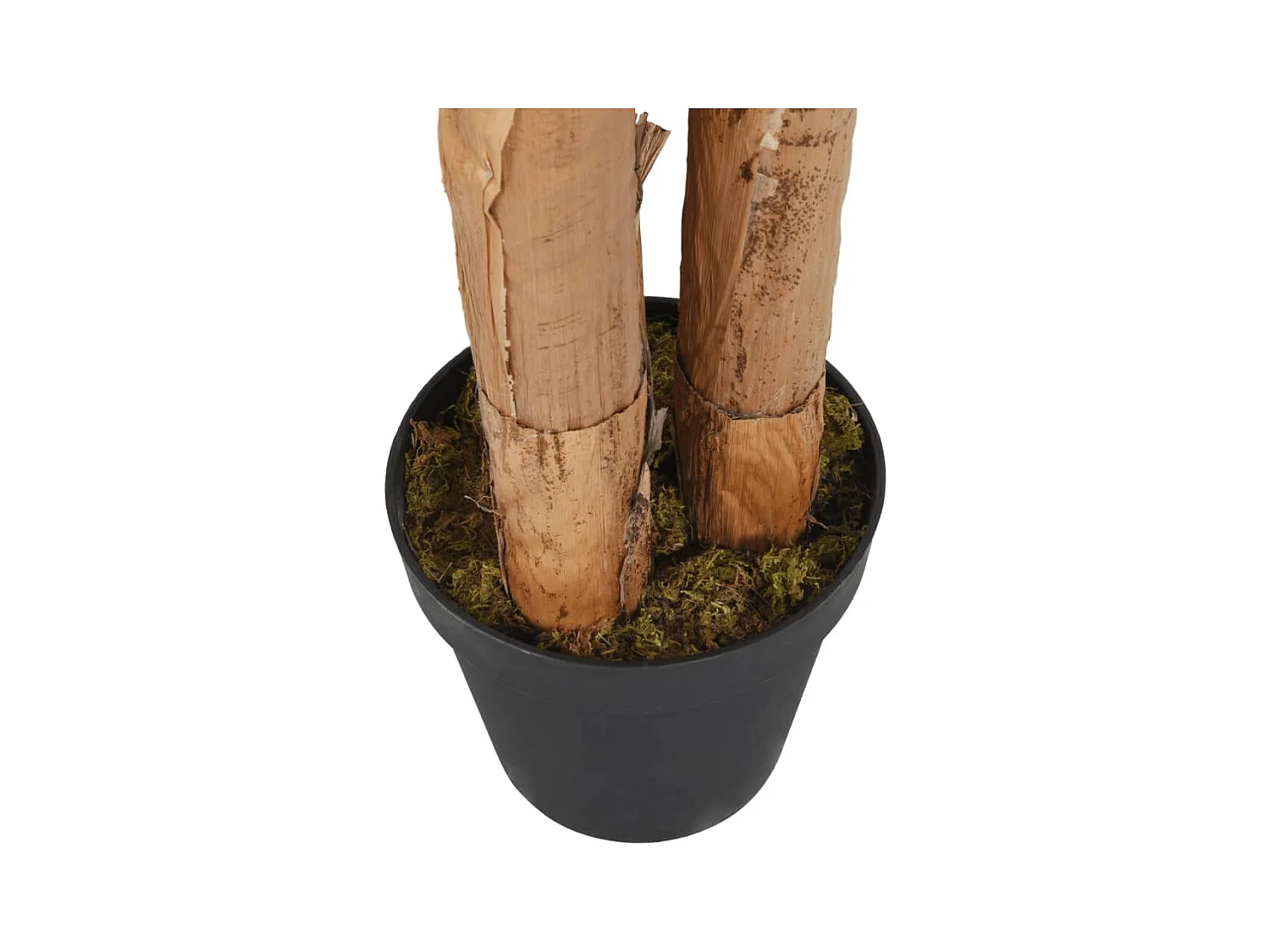 Banano artificiale 22 foglie 200 cm verde