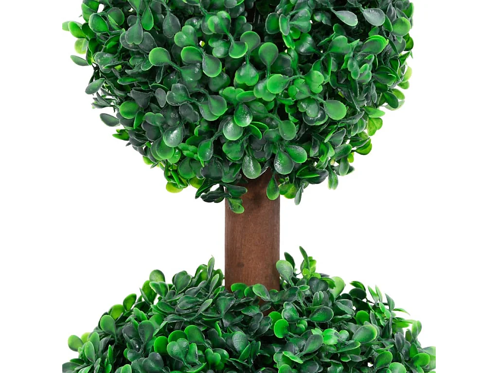 Planta de boj artificial con maceta forma esférica verde 60 cm