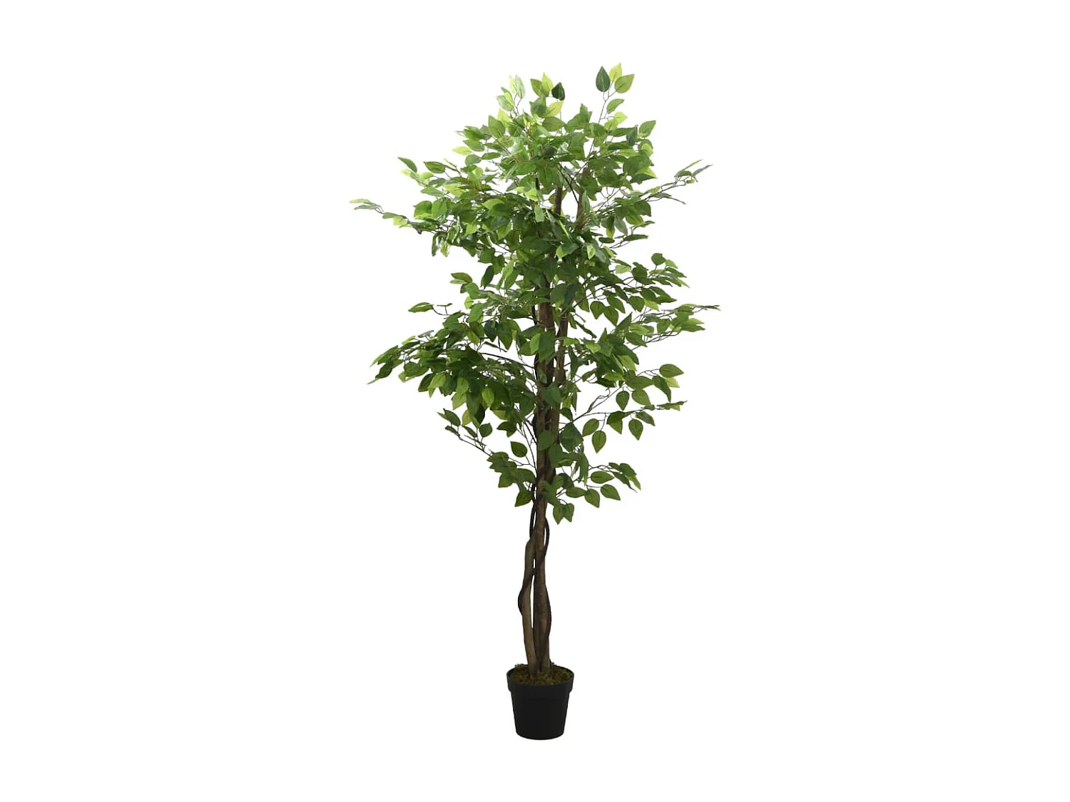 Kunst ficus 1260 bladeren 200 cm groen