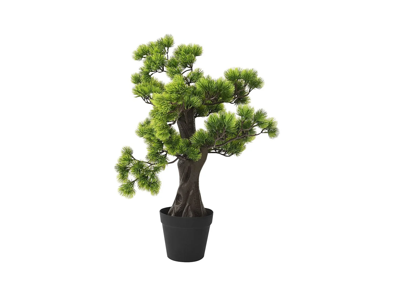 Bonsaï de pin artificiel avec pot 60 cm Vert