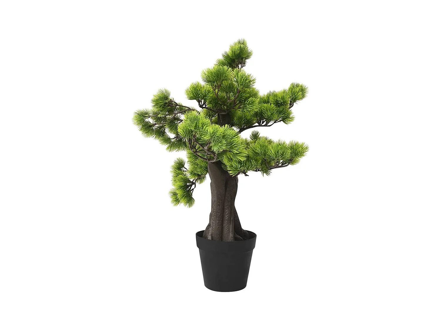 Bonsaï de pin artificiel avec pot 60 cm Vert