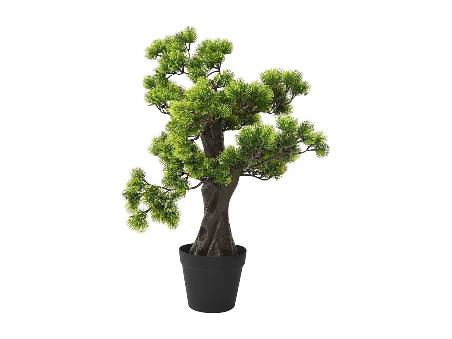 Bonsaï de pin artificiel avec pot 60 cm Vert