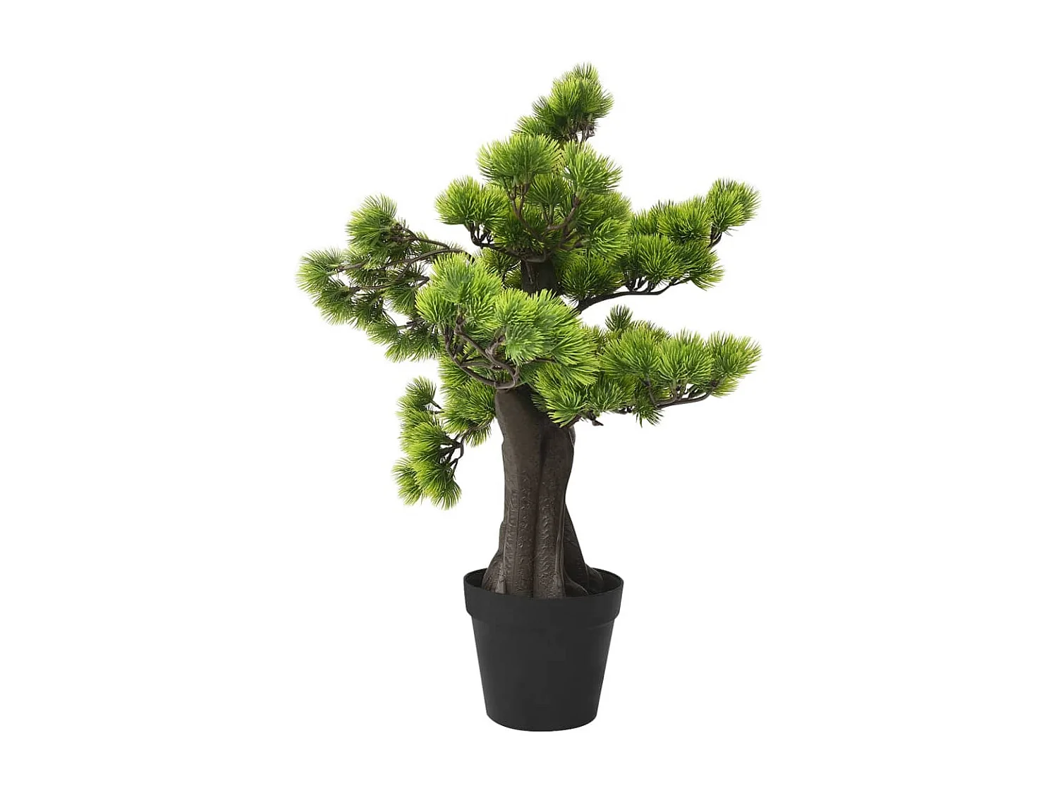 Bonsaï de pin artificiel avec pot 60 cm Vert