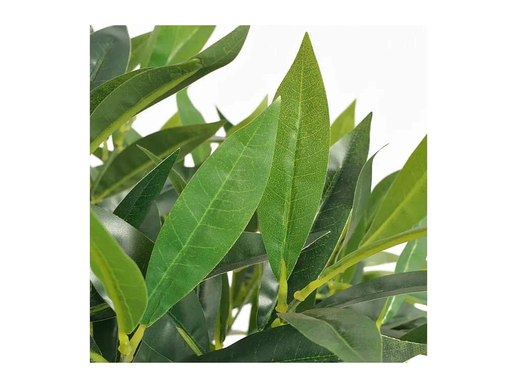 Albero di alloro artificiale con vaso 125 cm Verde