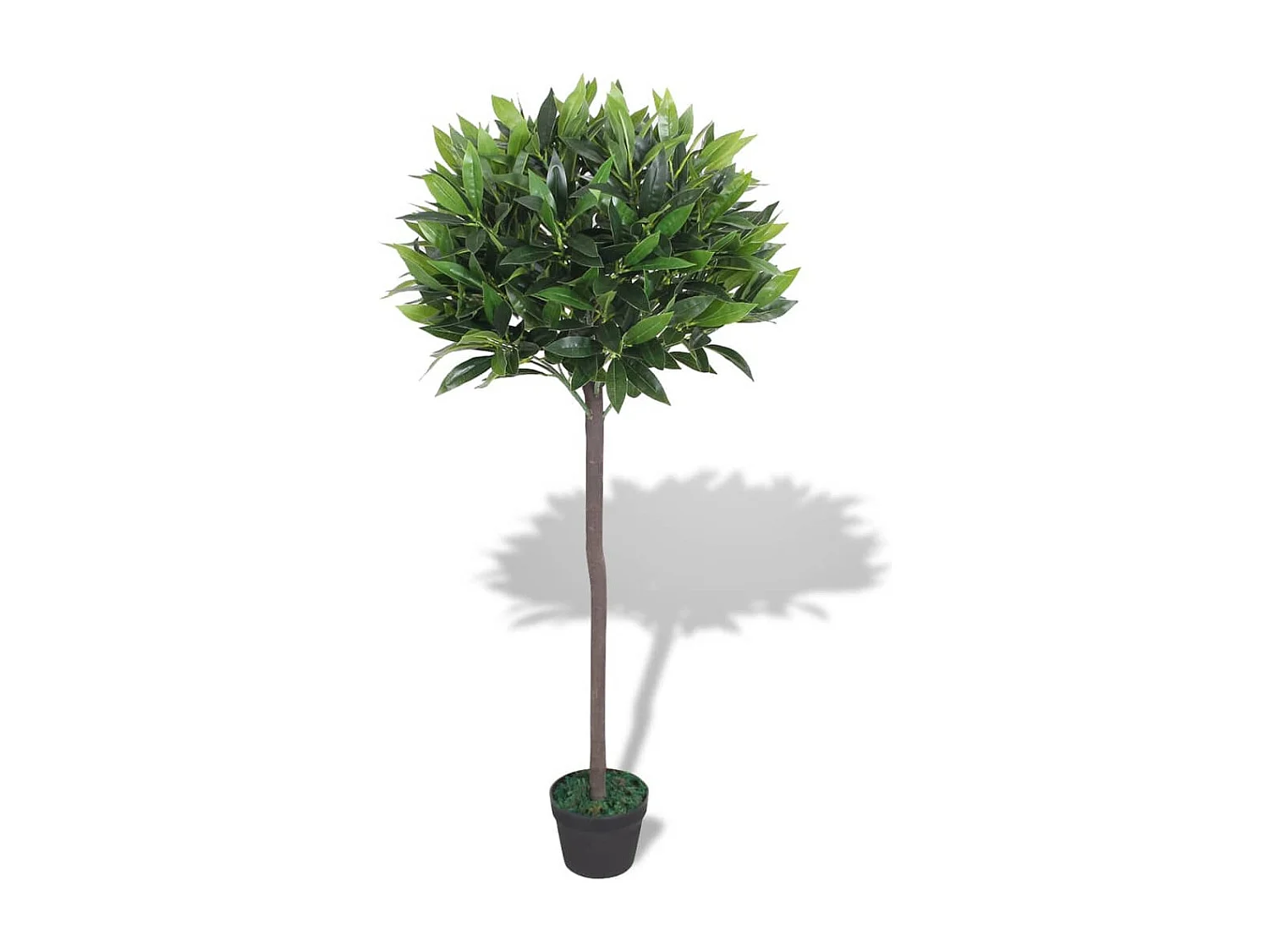 Künstlicher Lorbeerbaum mit Topf 125 cm Grün