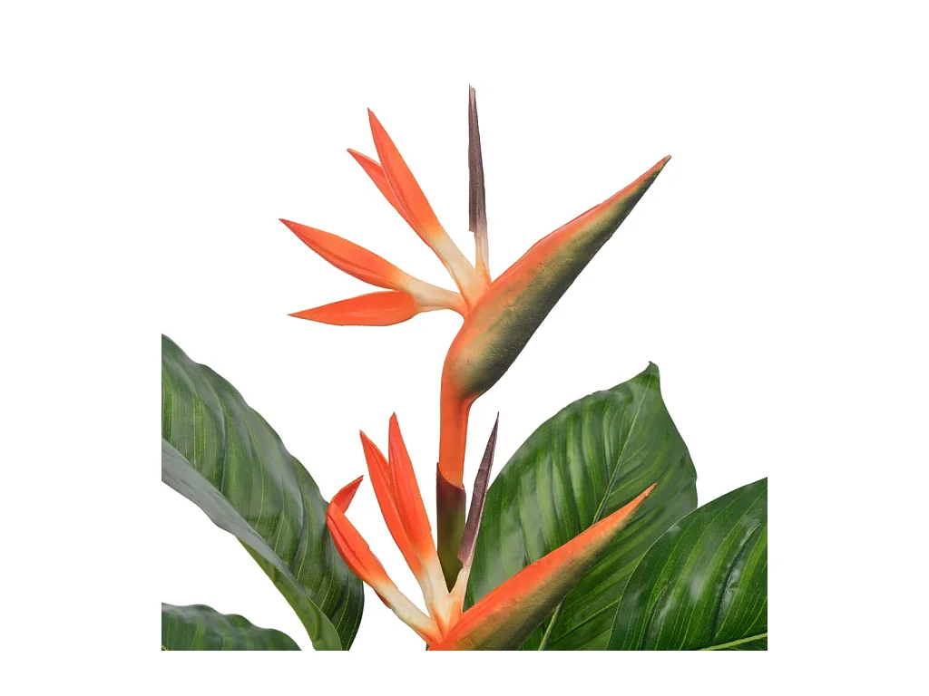 Plante artificielle Strelitzia avec pot Rouge 100 cm