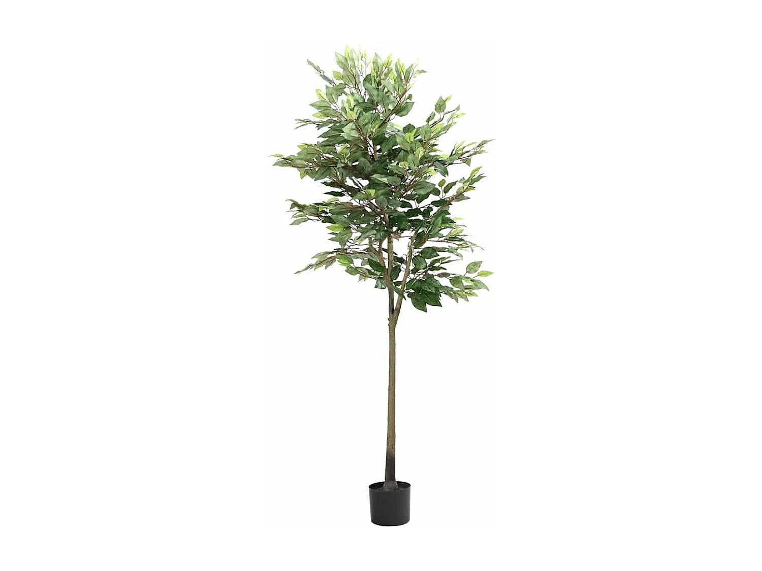 Kunst ficus 756 bladeren 170 cm groen