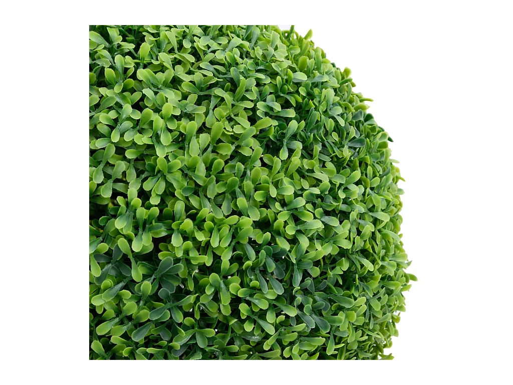 Planta de boj artificial con maceta en forma de bola verde 71 cm