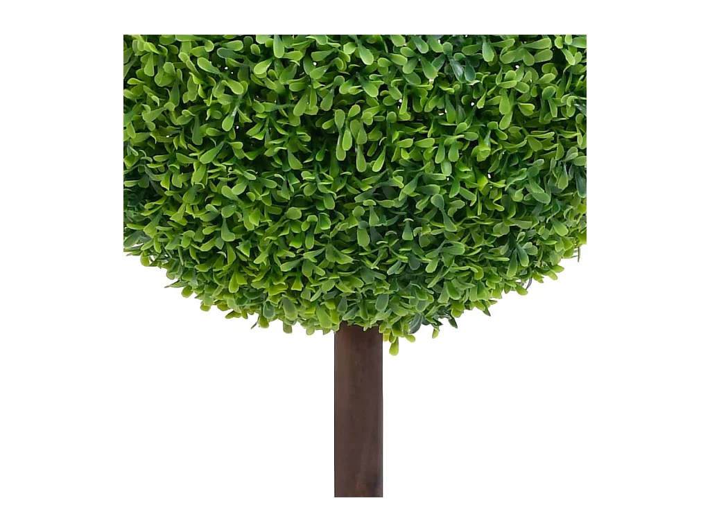Planta de boj artificial con maceta en forma de bola verde 71 cm
