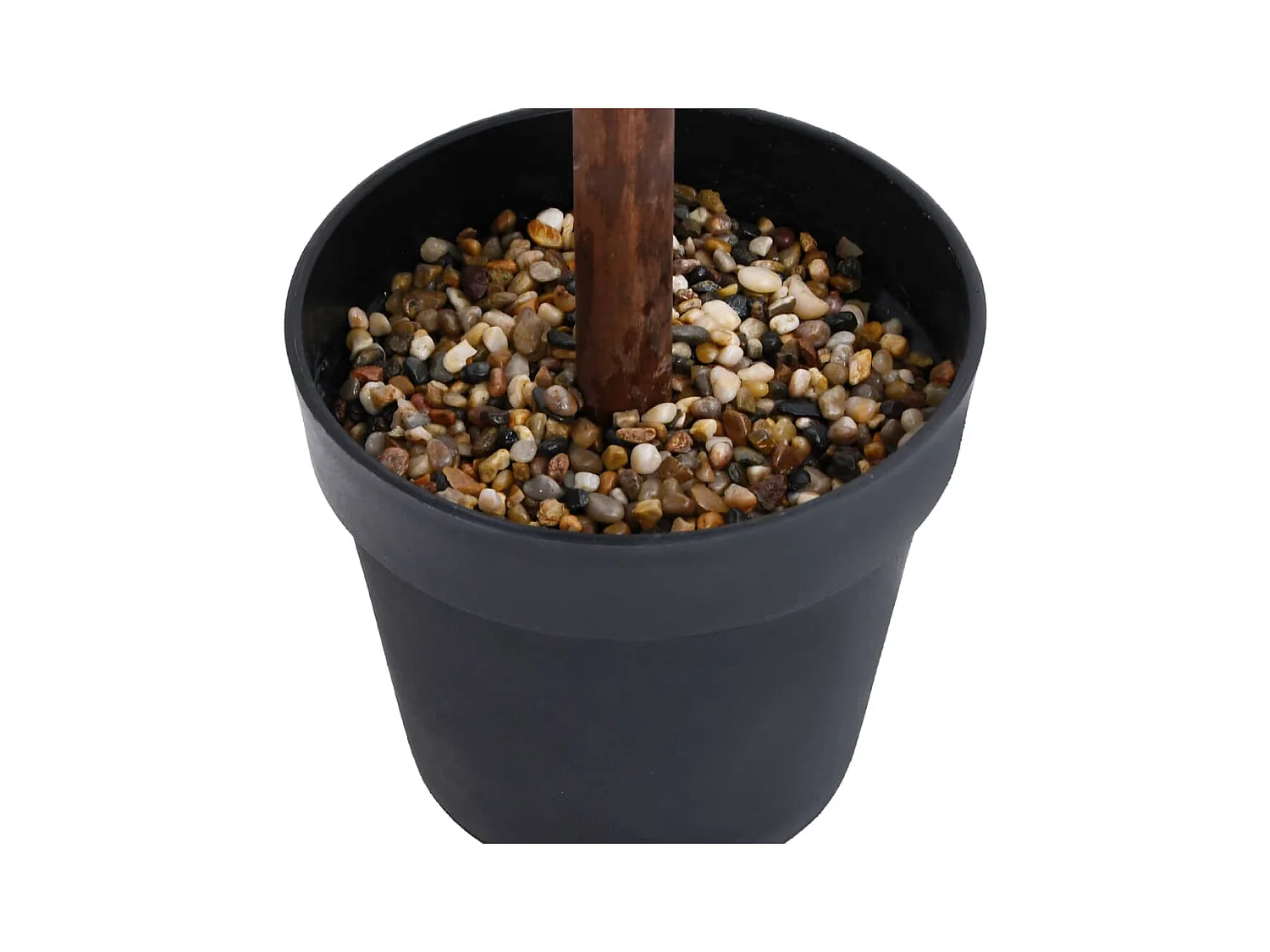 Planta de boj artificial con maceta en forma de bola verde 71 cm