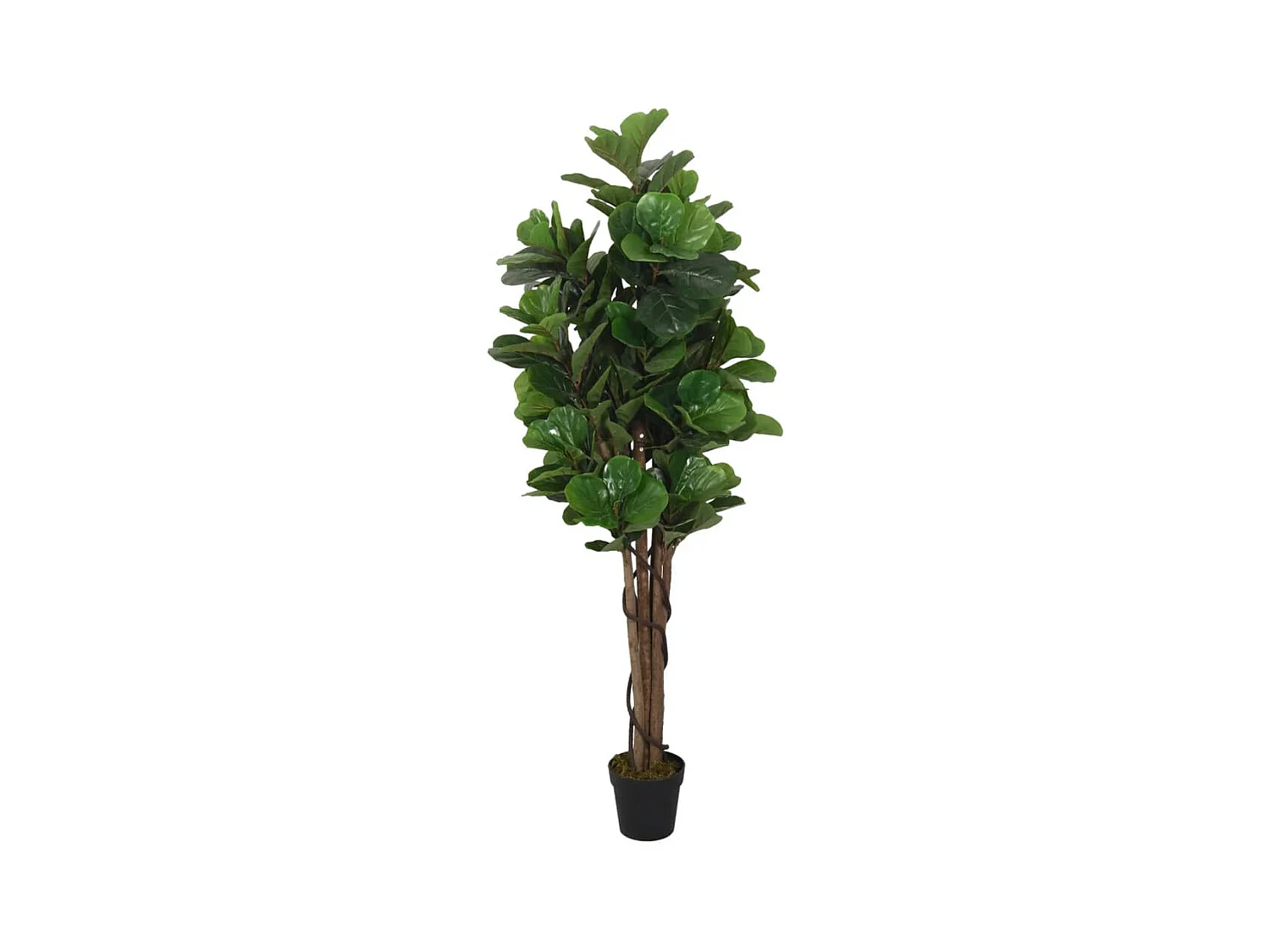 Ficus lyrata artificiale 232 foglie 180 cm verde