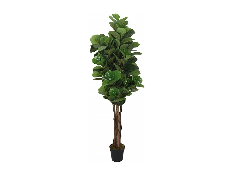 Ficus lyrata artificiale 232 foglie 180 cm verde