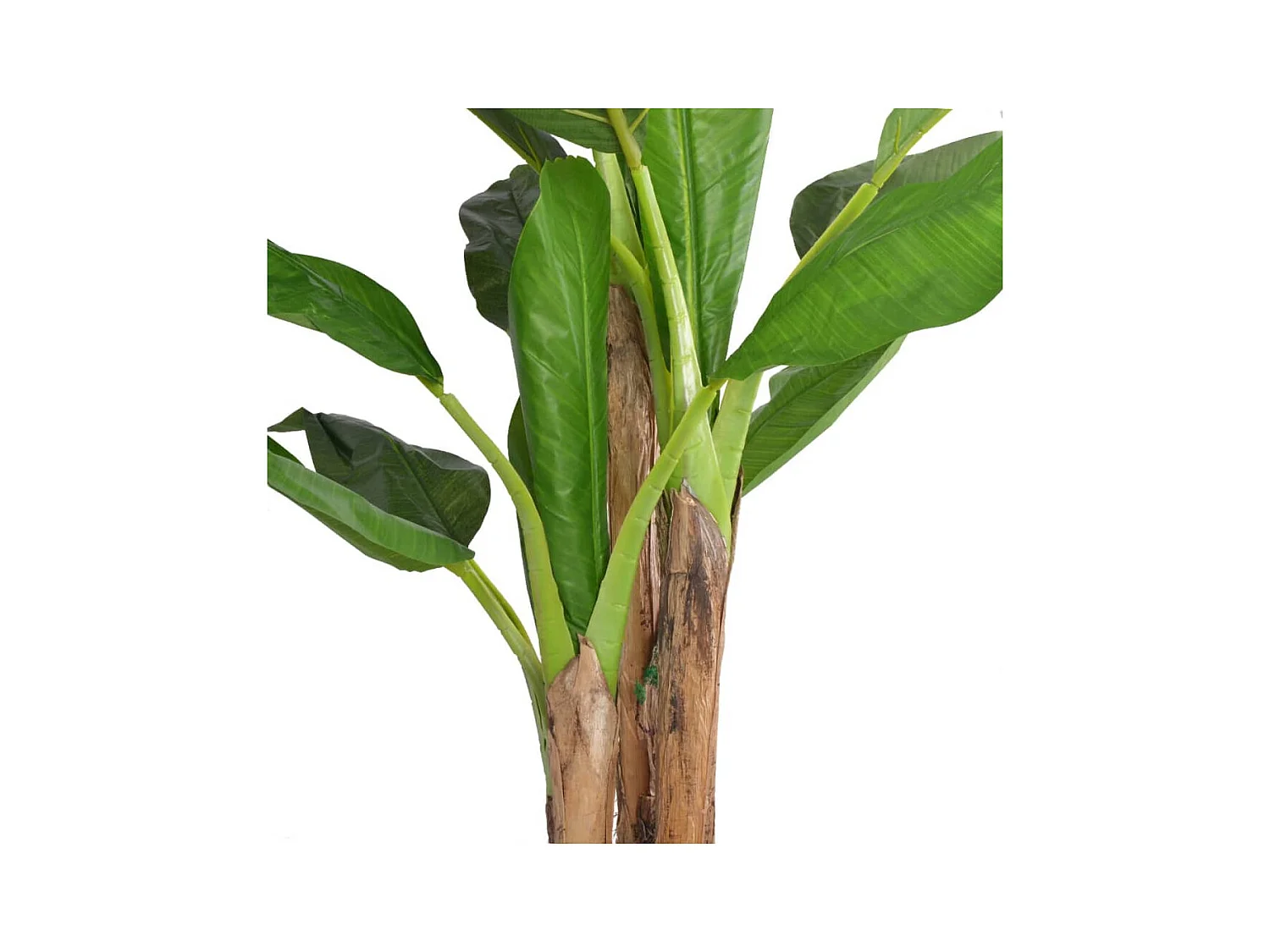 Banano artificiale con vaso 175 cm Verde